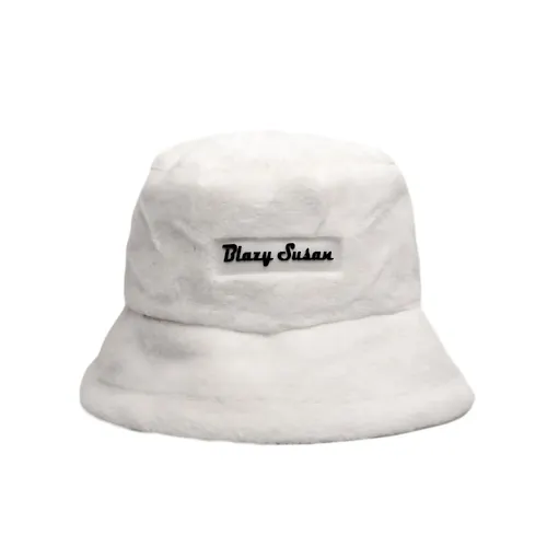 Fuzzy Bucket Hat (Assorted Colors)-2
