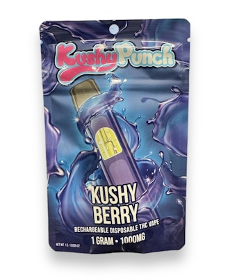 Product SIX Kushy Punch Disposable - Kushy Berry 1g