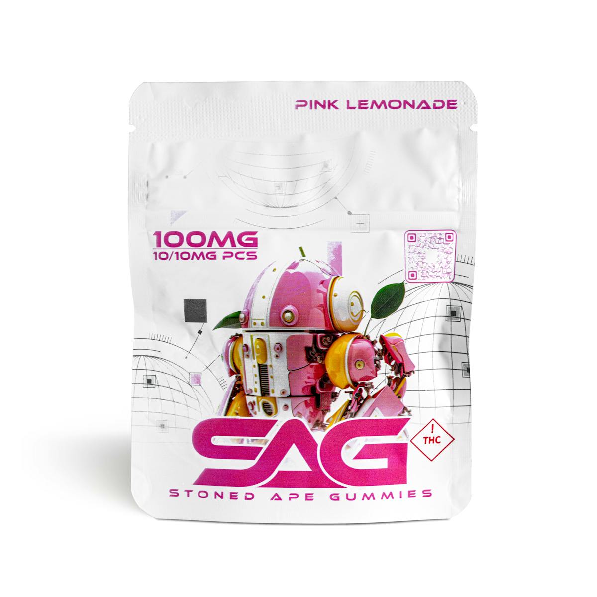 Photo of Stoned Ape – Pink Lemonade Gummies – 100mg