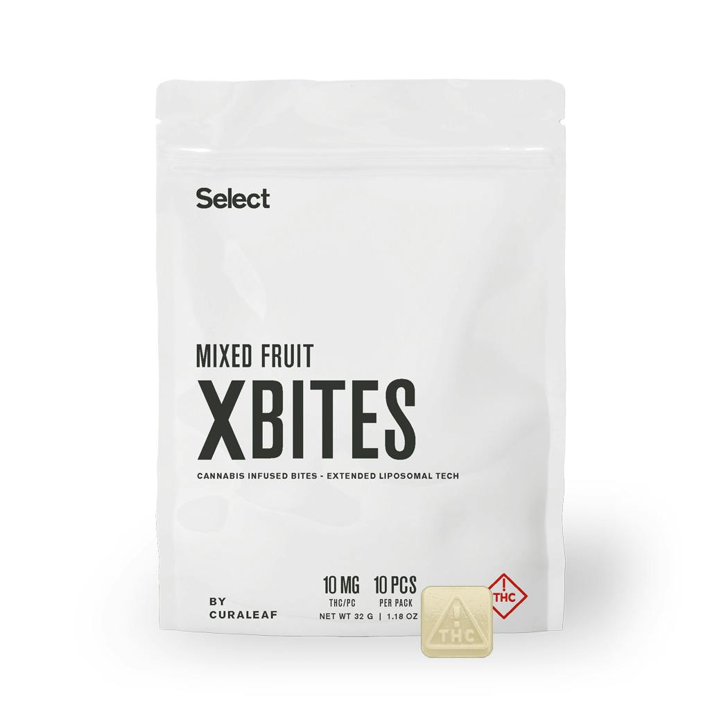X Bites Mixed Fruit 10pk 100mg
