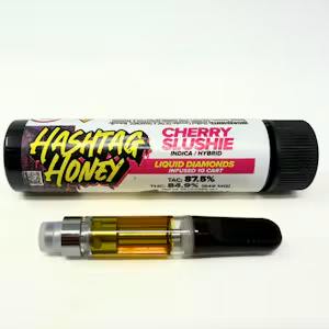 Hashtag Honey Vape Cart Cherry Slushie Liquid Diamonds
