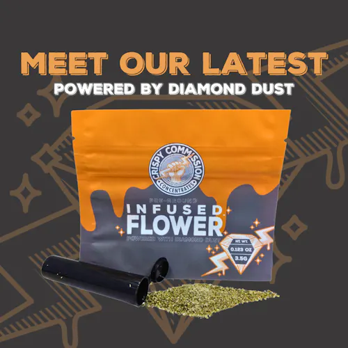 Crispy Commission Angry Ginger Infused Pre-Ground Flower 3.5g-1