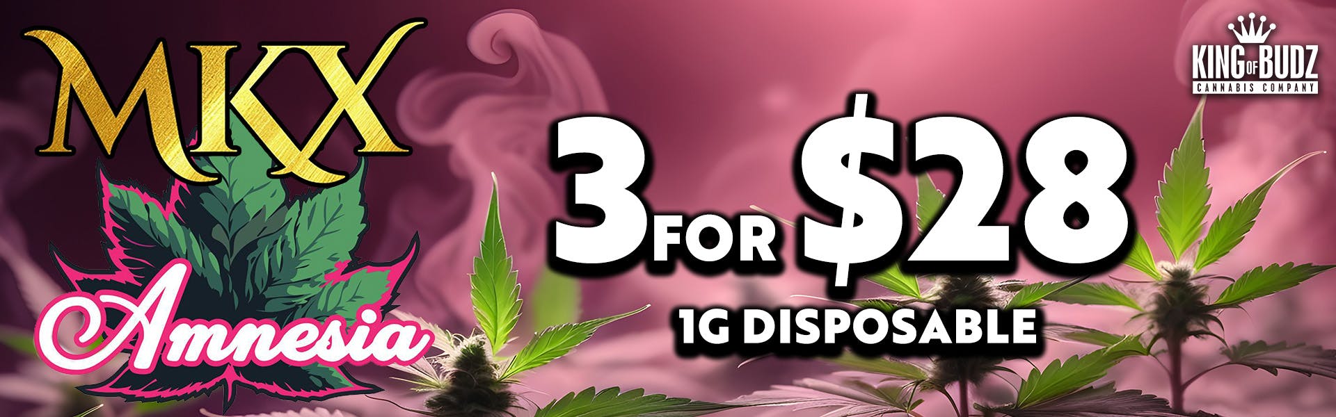 MKX 1g Disposable 3/$28