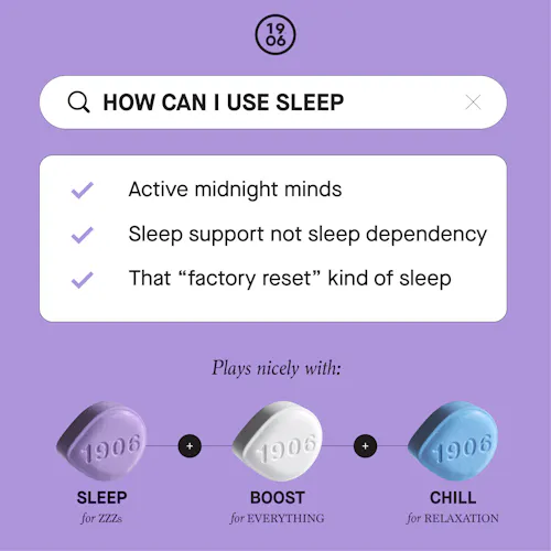 1906 | Sleep Tablet | 2.5 CBD : 1 CBN : 2.5 THC | 20pk/100mg-1