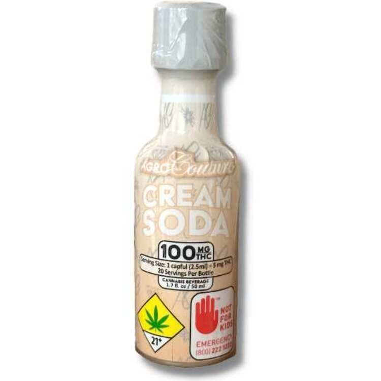 Cream Soda Beverage Shot 100mg Infused Beverage Shot Liquid Edible 1.7oz  (Agro Couture) | Kush 21