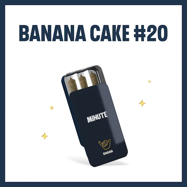 Shaka Pre-Roll Pack Banana Cake #20 3pk/3g (hybrid, packs)