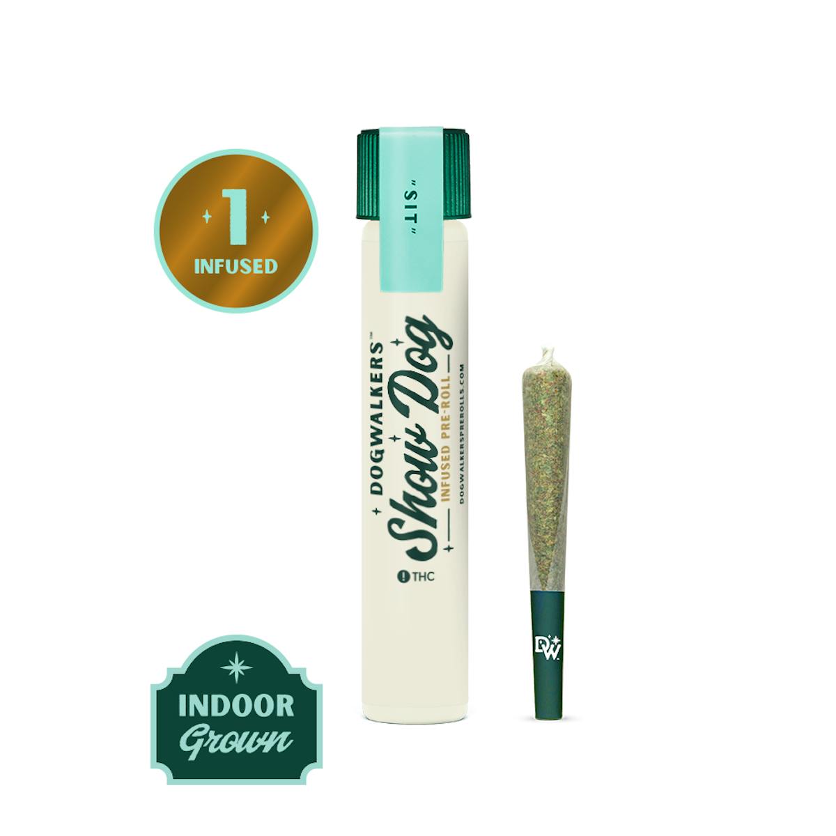 Image of Animal Face | Big Dog “Sit” Infused Preroll