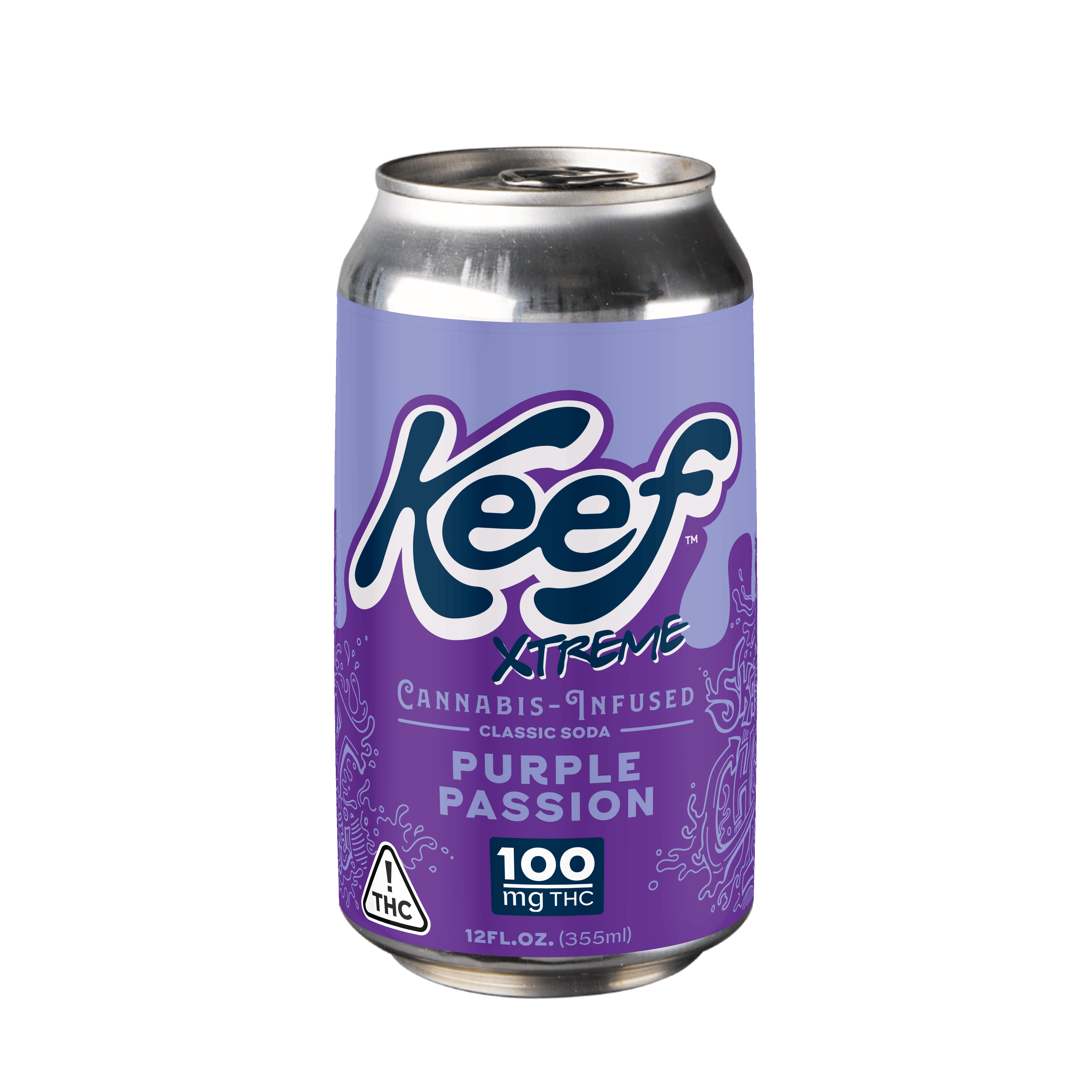 Keef - 100mg Soda - Purple Passion Xtreme