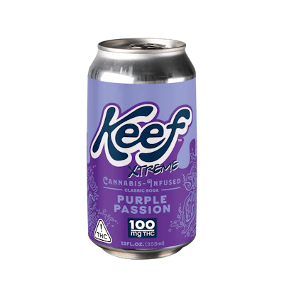 Keef - 100mg Soda - Purple Passion Extreme