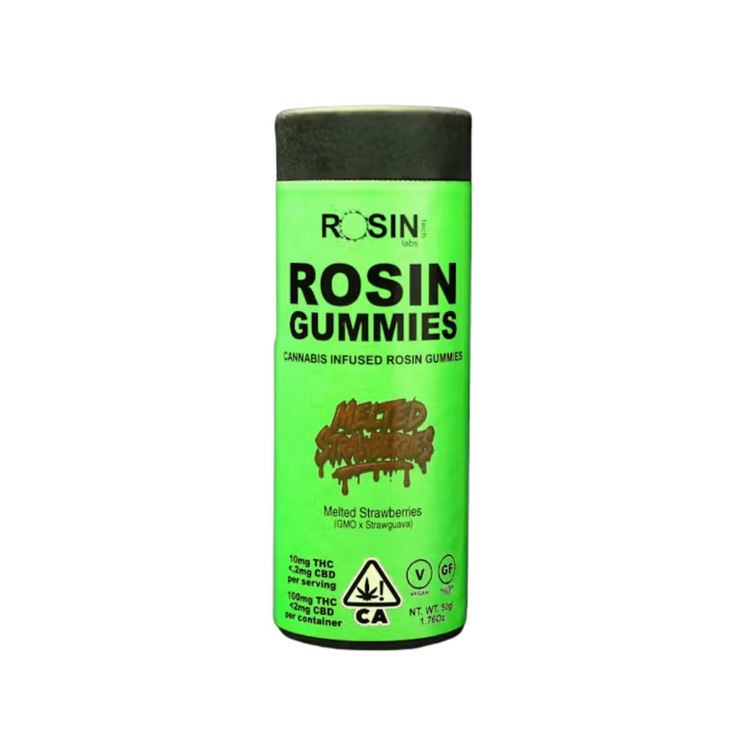 MELTED STRAWBERRIES SOLVENLESS HASH GUMMIES