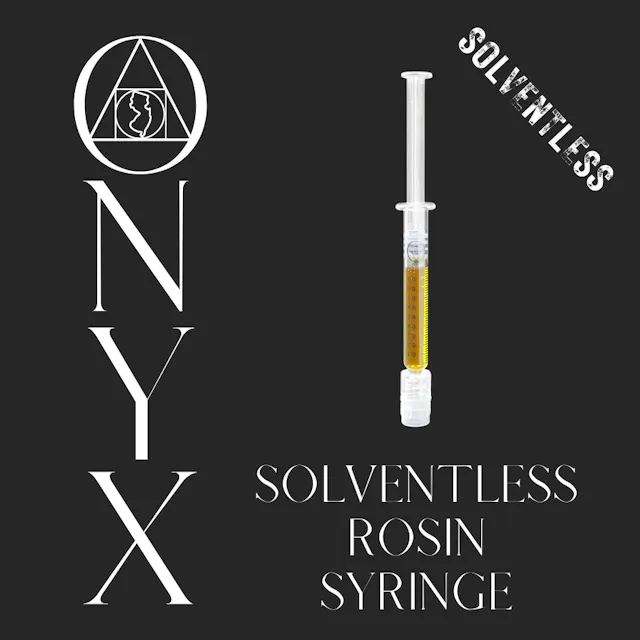 Onyx Solventless Rosin Syringe 1g (hybrid, applicators)