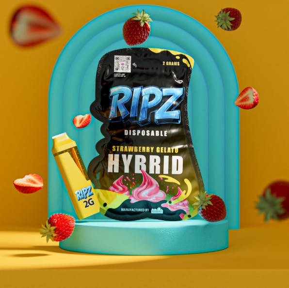 Product: Strawberry Gelato | 2g | Disposable | RIPZ