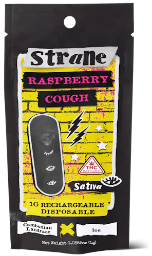 Raspberry Cough All-In-One Live Terpene Distillate Disposable | 1g-1