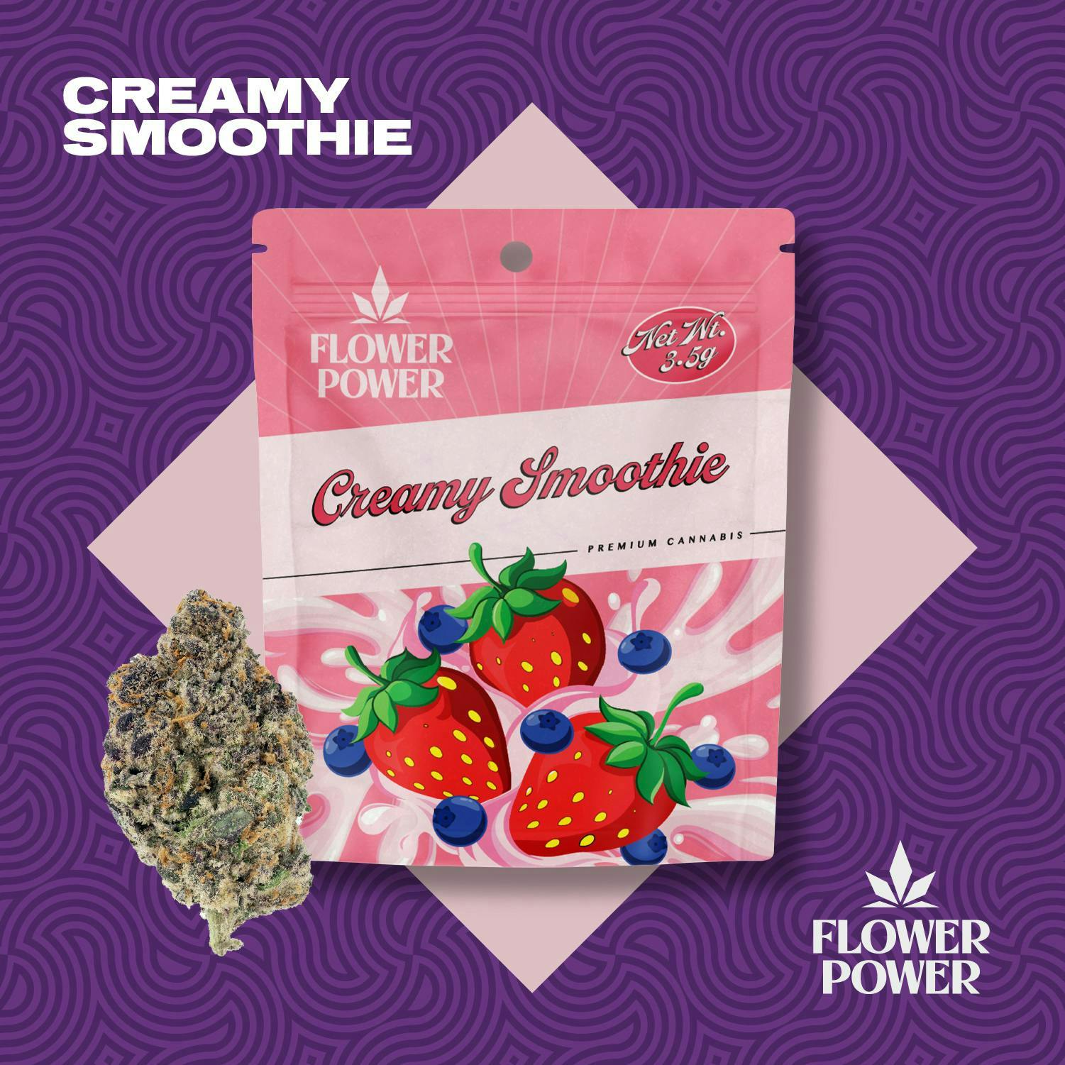 Flower Power - 3.5g Prepack - Creamy Smoothie