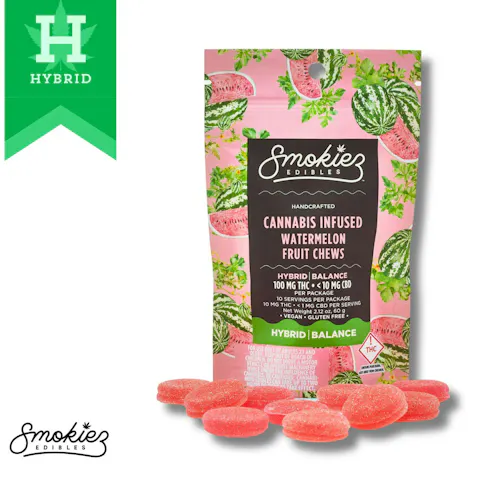 Smokiez | Sweet Watermelon | Hybrid | Edible | 10 Pk-2