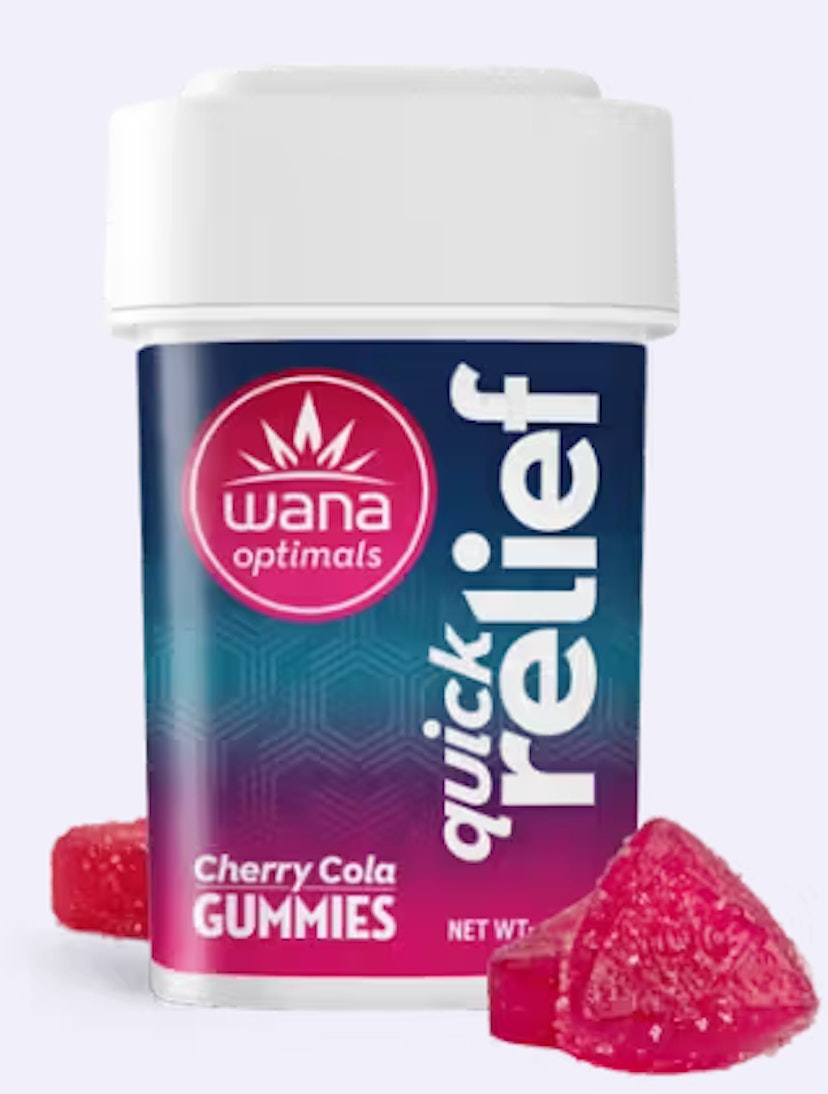 Wana Quick Relief Gummies 50mg CBC 50mg CBG 50mg THC 10mg Beta-Caryophyllene Hybrid