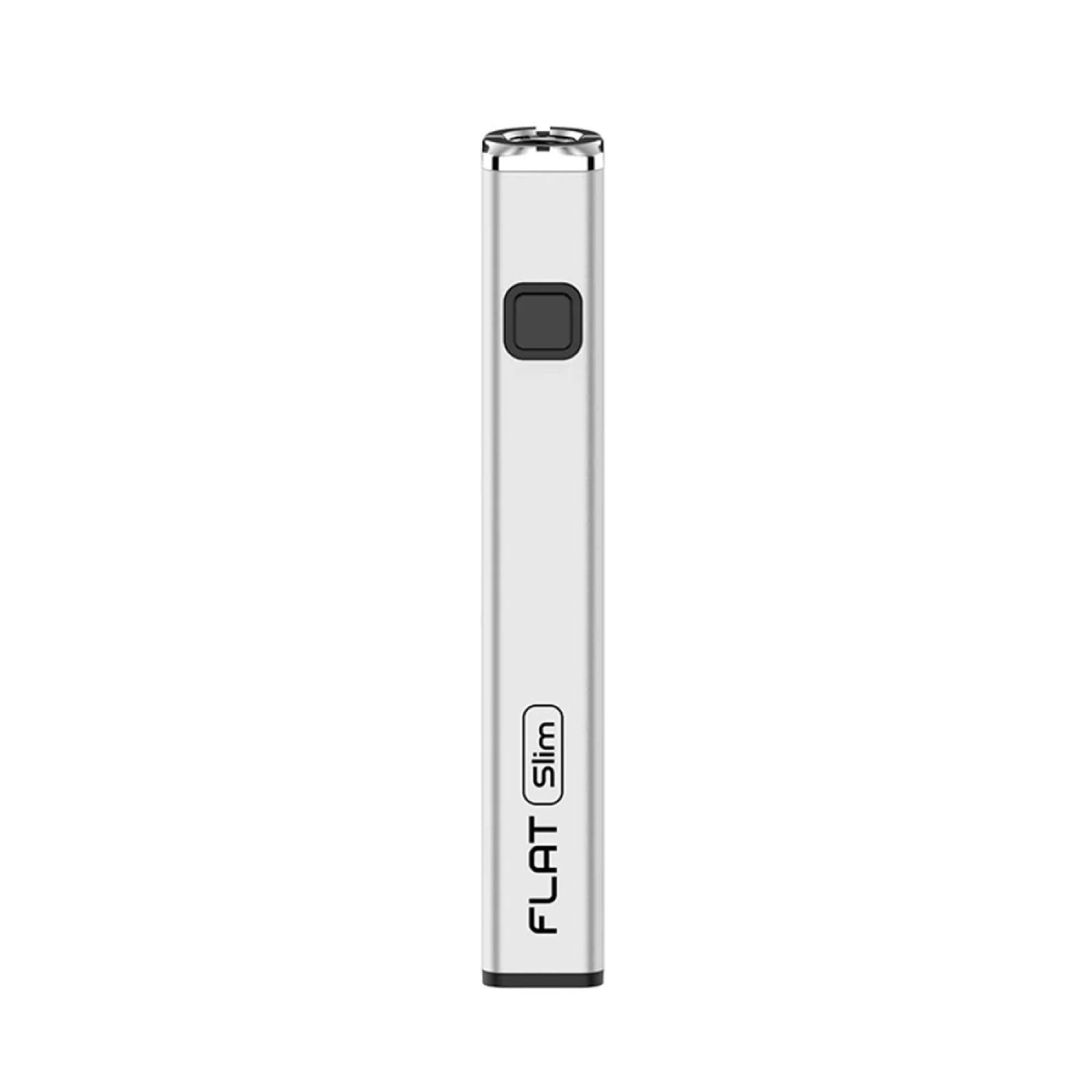 Flat Slim 510 Vape Battery | Silver