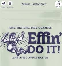 Product AWH Effin' Gummies Do It - Amplified Apple (1:1 THC:THCv) 100mg