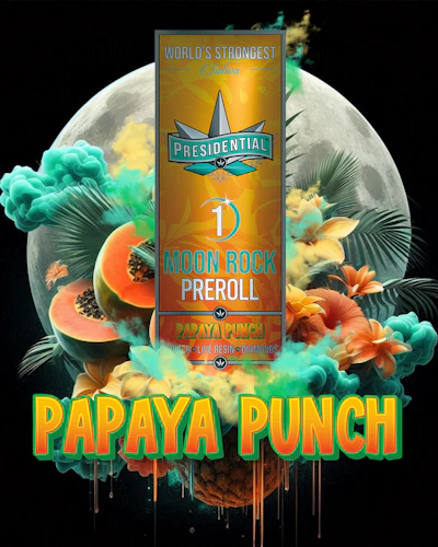Presidential - 1g Moon Rock Infused Preroll - Papaya Punch