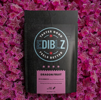 Product CoC DIBZ - Dragon Fruit Fast Acting! 100mg (20pk)