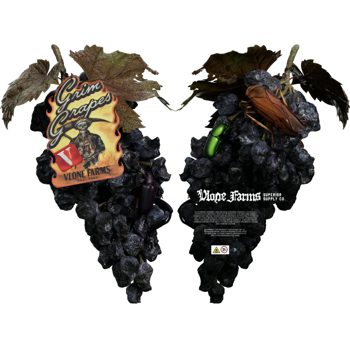 Vlone Farms | 3.5g Flower | Grim Grape Ape