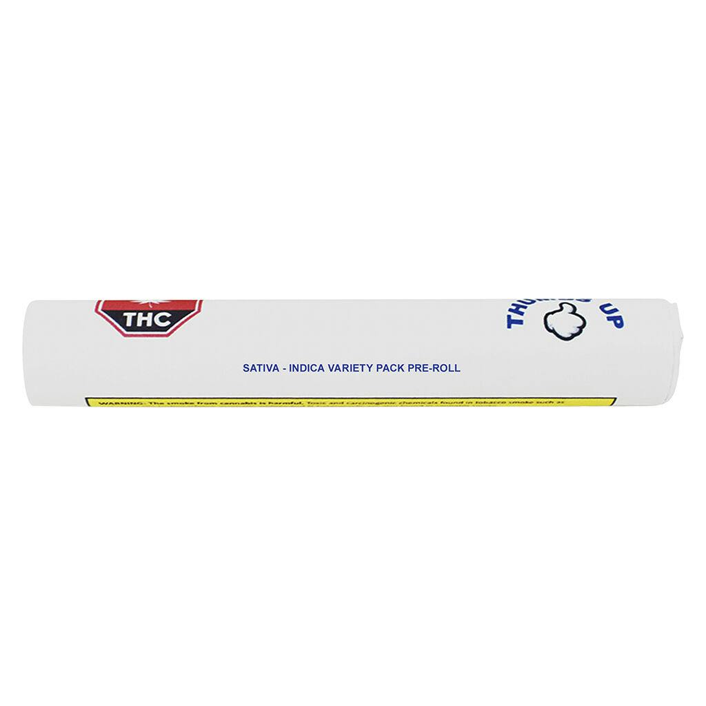 Thumbs up - sativa - indica variety pack pre-roll - 2x1g