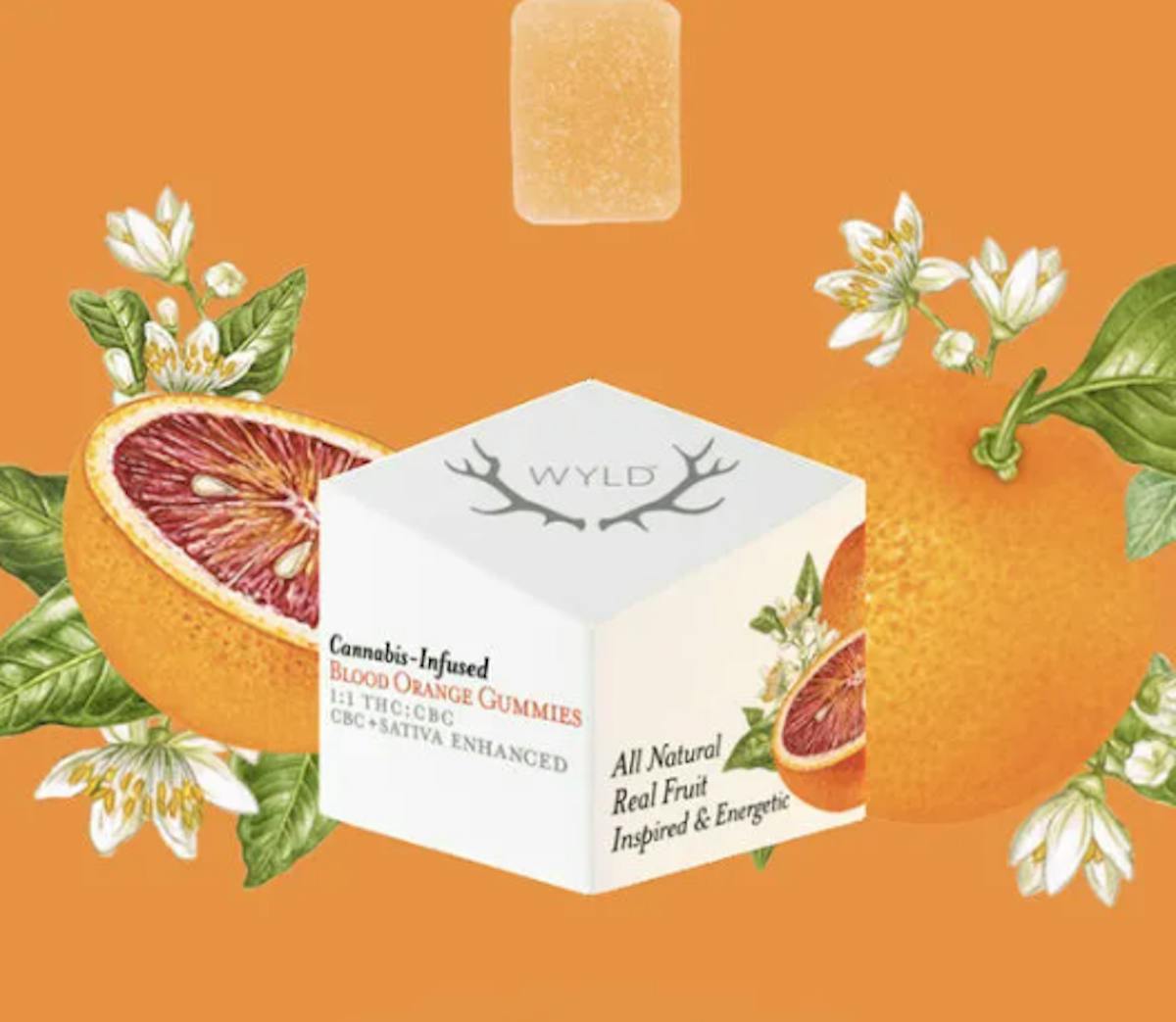 Photo of Wyld – Gummies – Blood Orange (1:1) (CBC:THC) 100mg