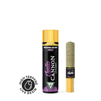 Wedding Gelato Live Resin Cannon | 1.3g - PRE_ROLLS by Jeeter at King of Budz