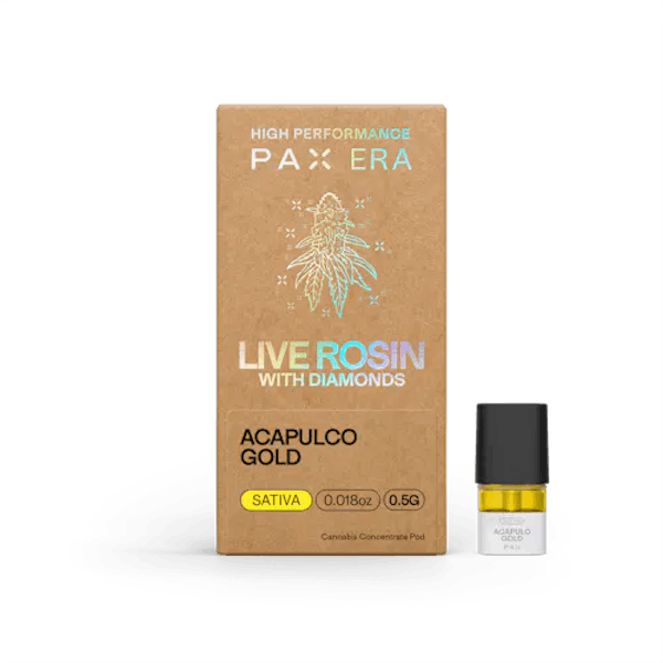 Acapulco Gold (S) - 0.5g Live Rosin Pax Pod - PAX