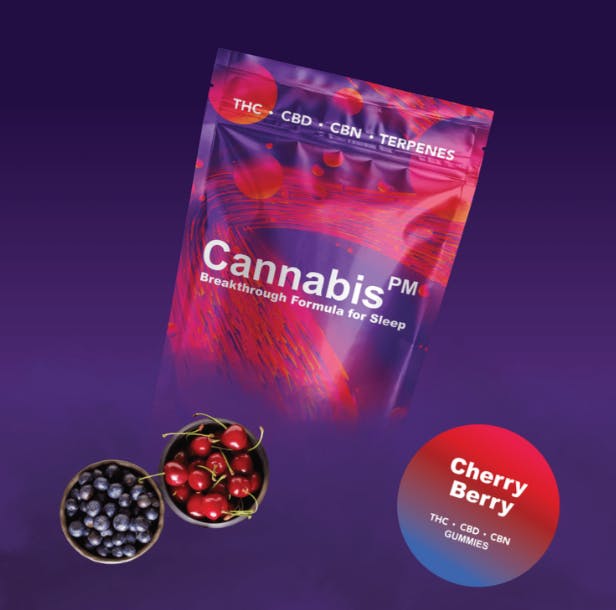 Choice Cannabis PM | Cherry Berry | Infused Gummies | 50mg THC:CBD:CBN