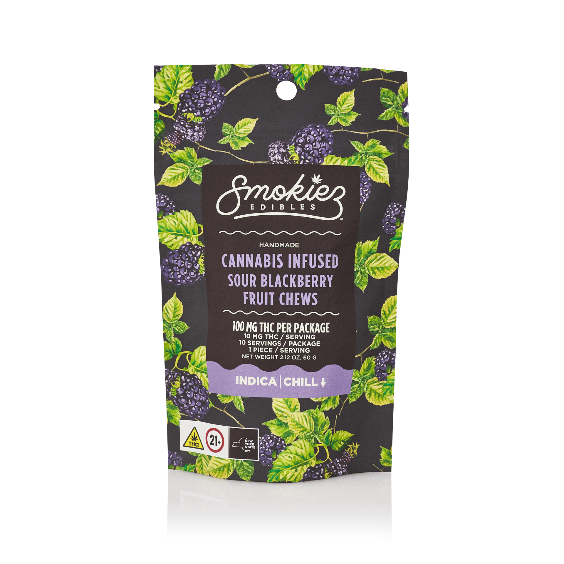 Smokiez Sour Peach 10pk 10mg Gummies - The Flowery NY