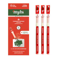 HOLIDAY LIMITED EDITION Gingerbread - Beverage Stir STIKs - 3 count (60mg)