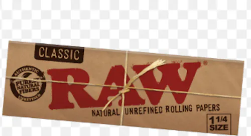 RAW Classic 1 1/4′ Rolling Papers-active