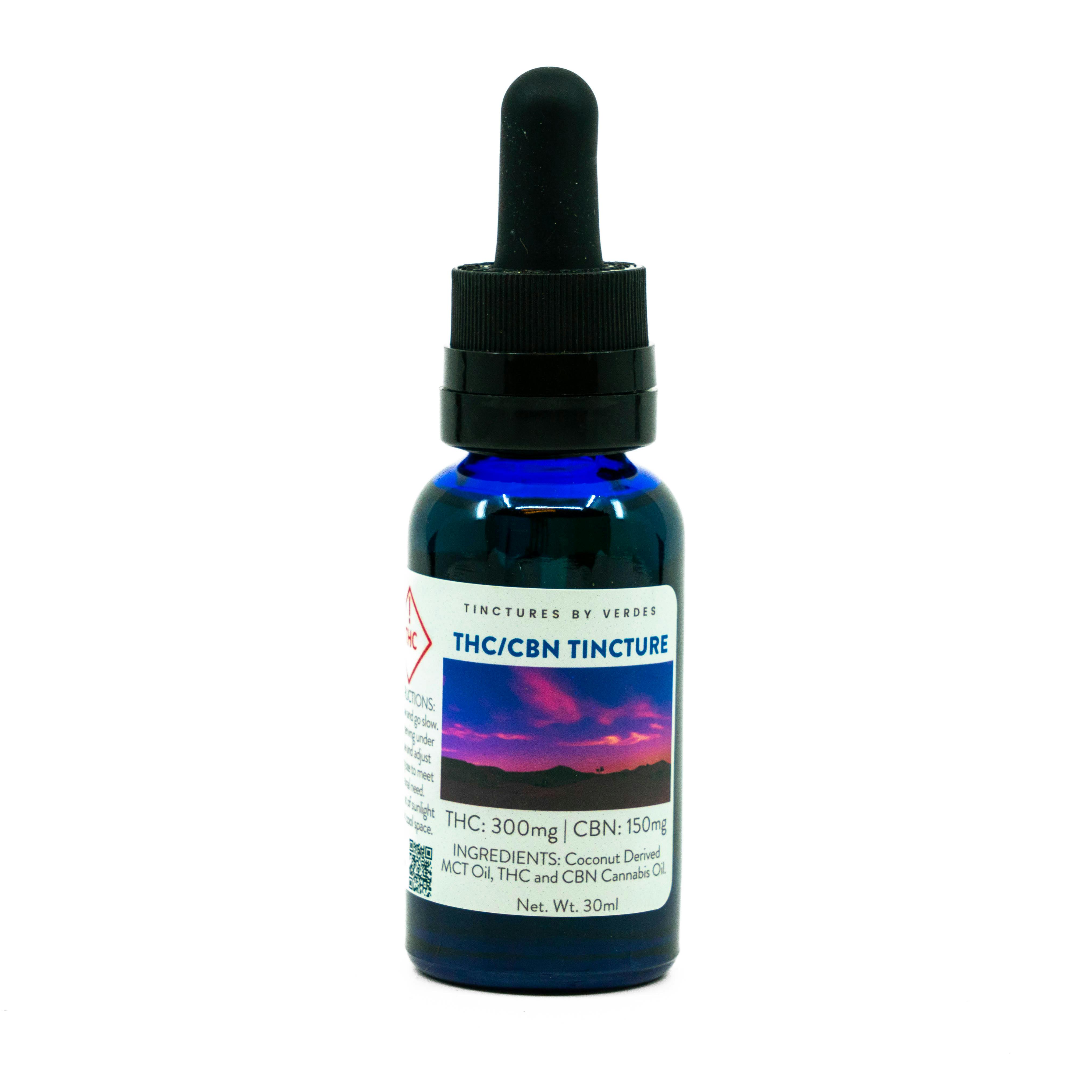Verdes | 30ml Tincture | CBN/THC 2:1 300mg Medical Only