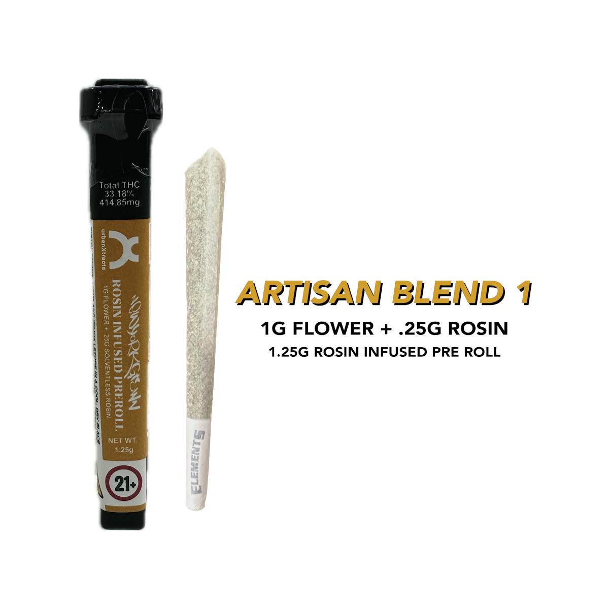 Photo of UrbanXtracts | Artisan Blend 1 | 1.25G Rosin Infused Pre-Roll