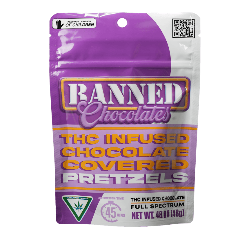Banned | 200mg | Chocolate Covered Pretzels