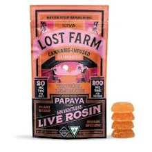 Lost Farms - 200mg Live Rosin Gummies - Tropical Lemonade