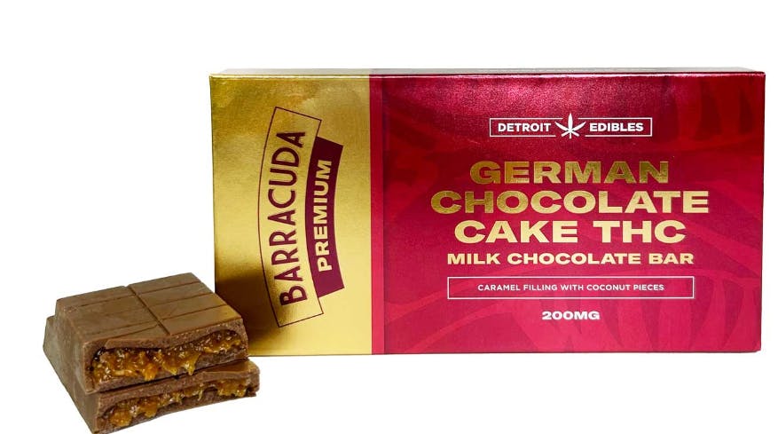 Barracuda Bar - German Chocolate Cake Milk Chocolate - 200mg
