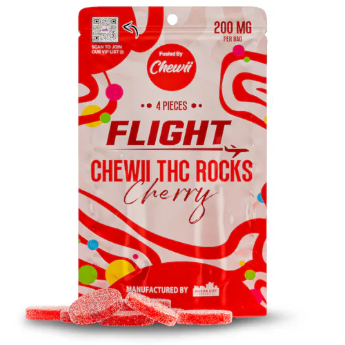Flight - 200mg Rock-Candy Gummies - Cherry - Exclusive Cannabis Michigan