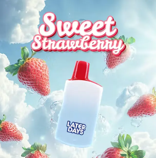 Later Days Disposable Sweet Strawberry 2g (sativa, disposables)