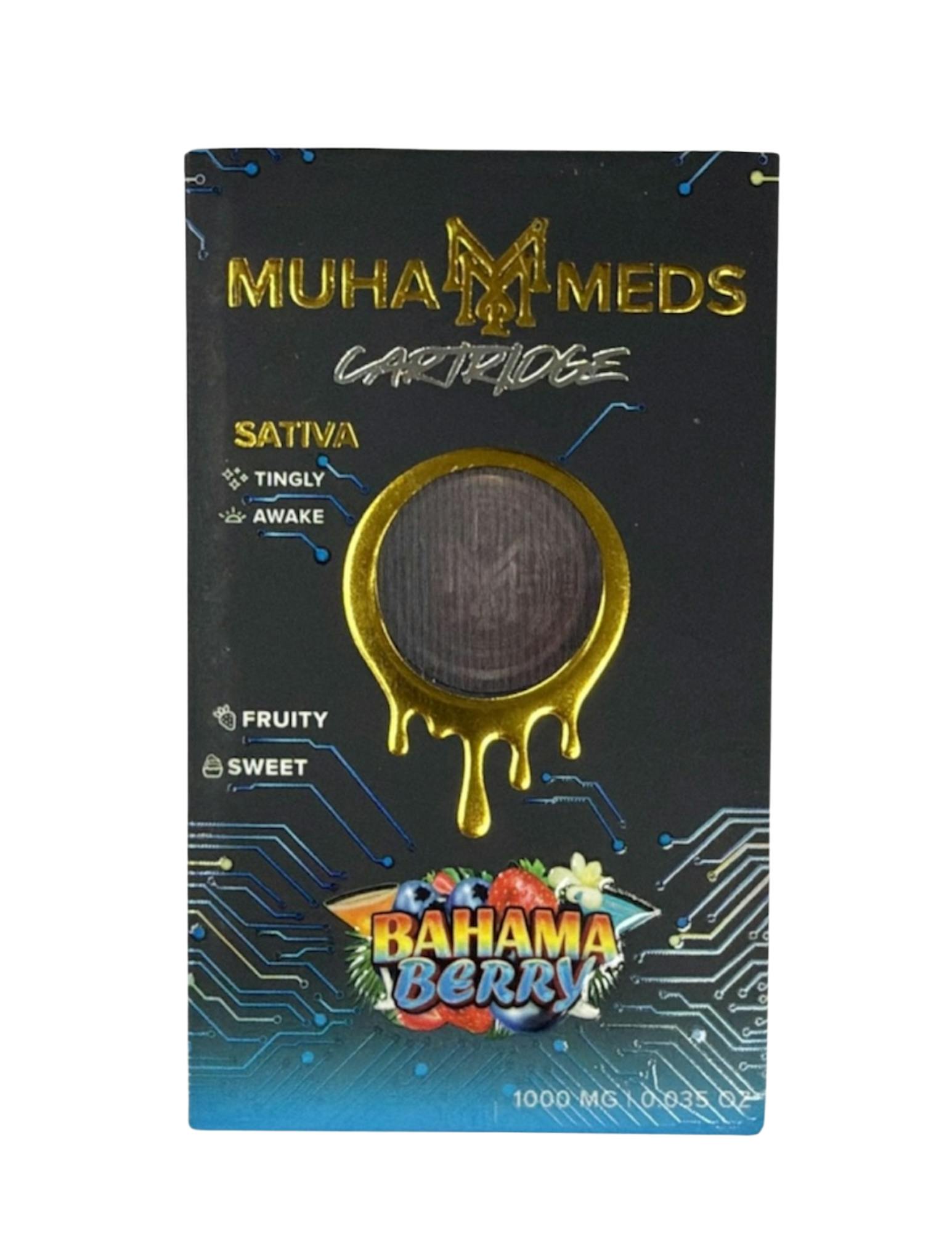 Muha Meds MUHA MEDS | BAHAMA BERRY | CART SATIVA — VAPORIZERS