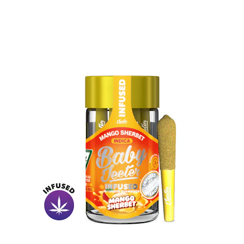 Mango Sherbet Baby Jeeter Infused Pre-Roll 5-pack | 2.5g