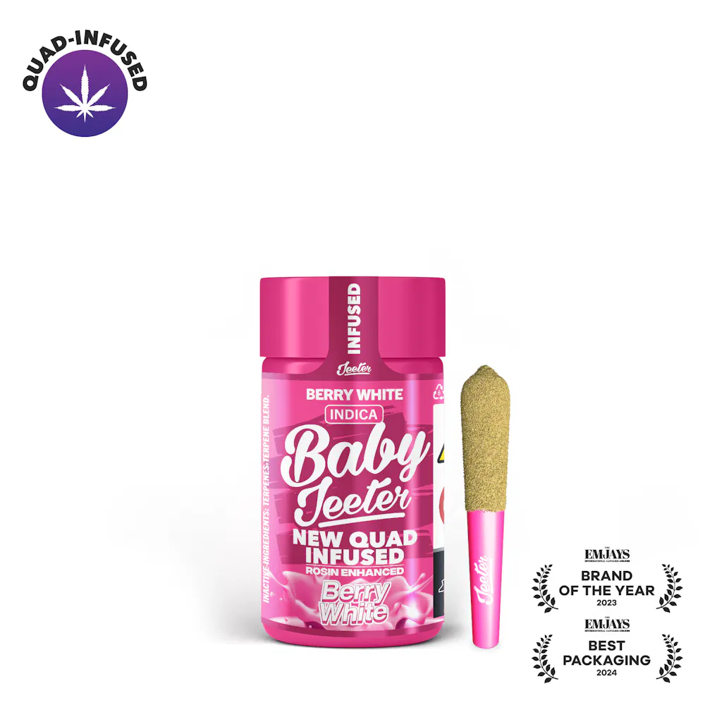 Product Jeeter - Baby Jeeters Berry White - 2.5g - 5pk - Infused Prerolls