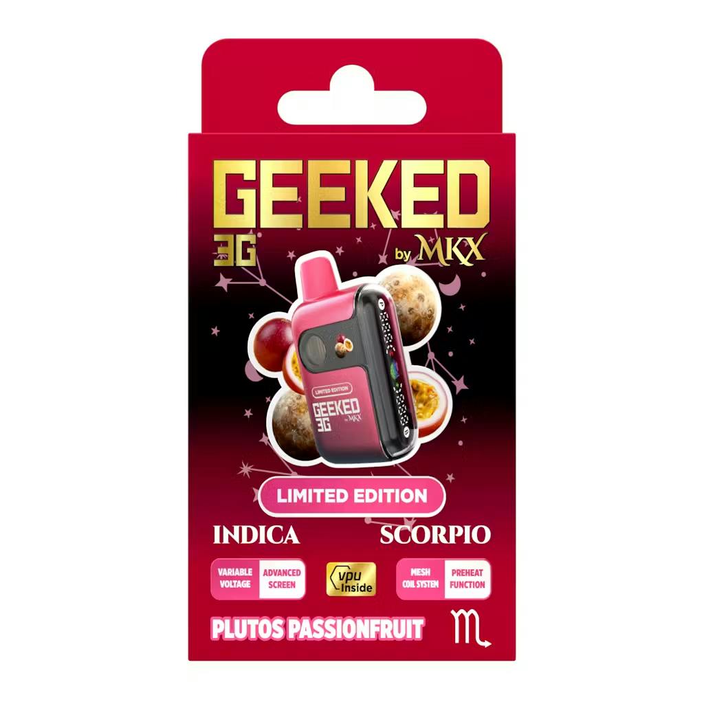 MKX - 3g Geeked Disposable - Plutos Passionfruit (I)