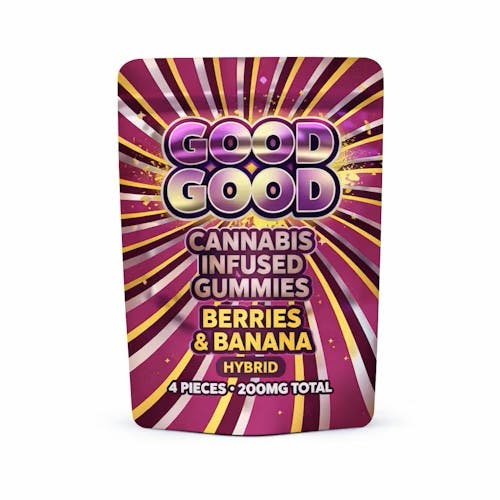 GoodGood GOOD GOOD | BERRIES & BANANA | 4PK | 200MG | HYBRID — EDIBLES
