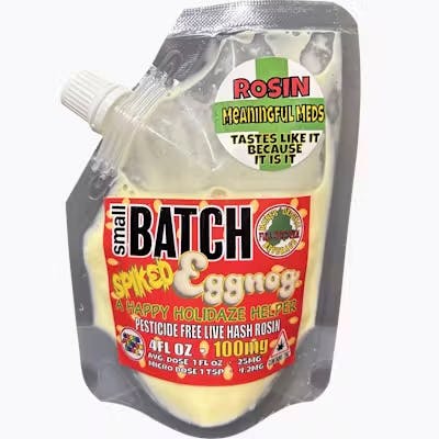 Spiked Hash Rosin Egg Nog 100mg : Small Batch | Atlantic Farms