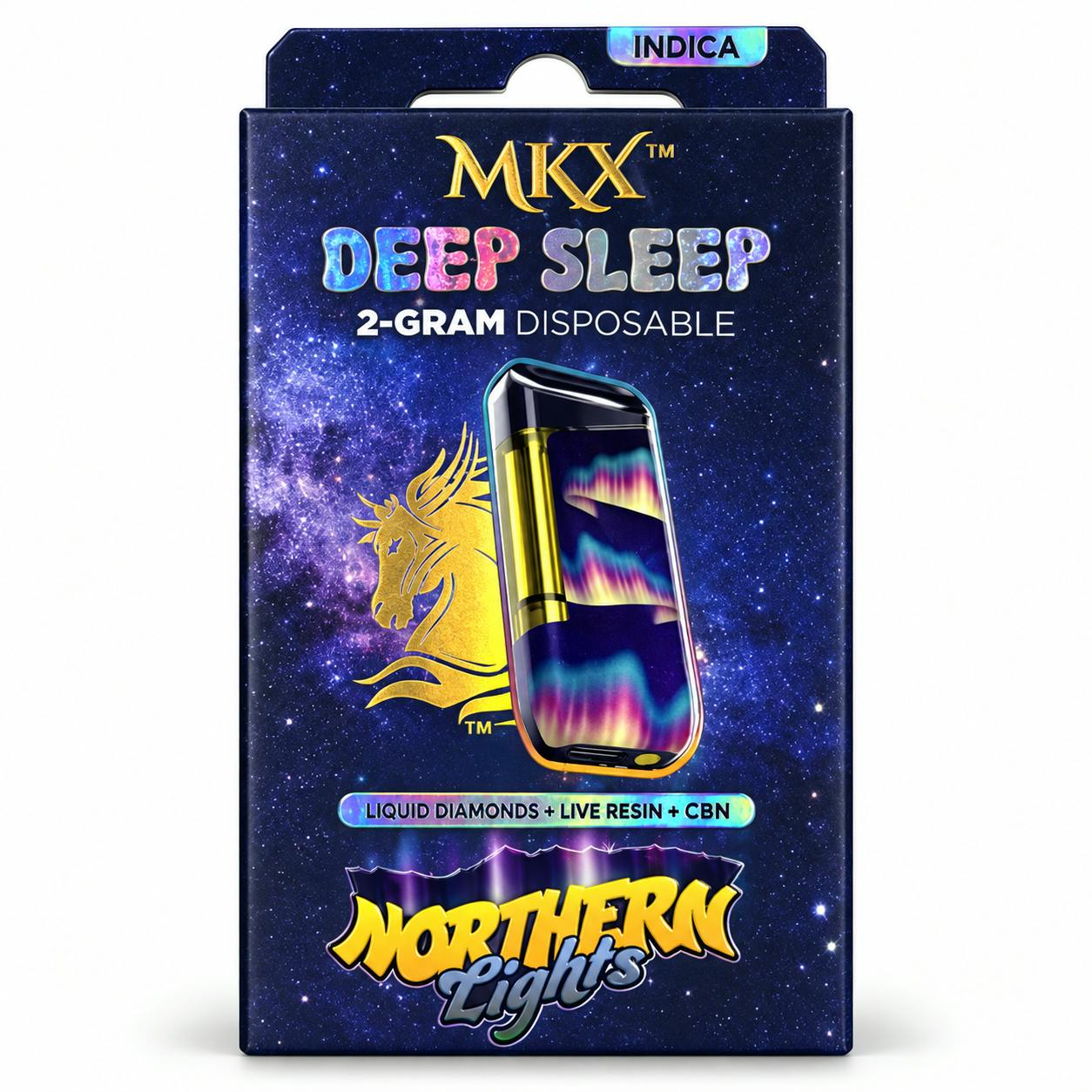 MKX - 2g Live Resin Disposable - Northern Lights (Deep Sleep)