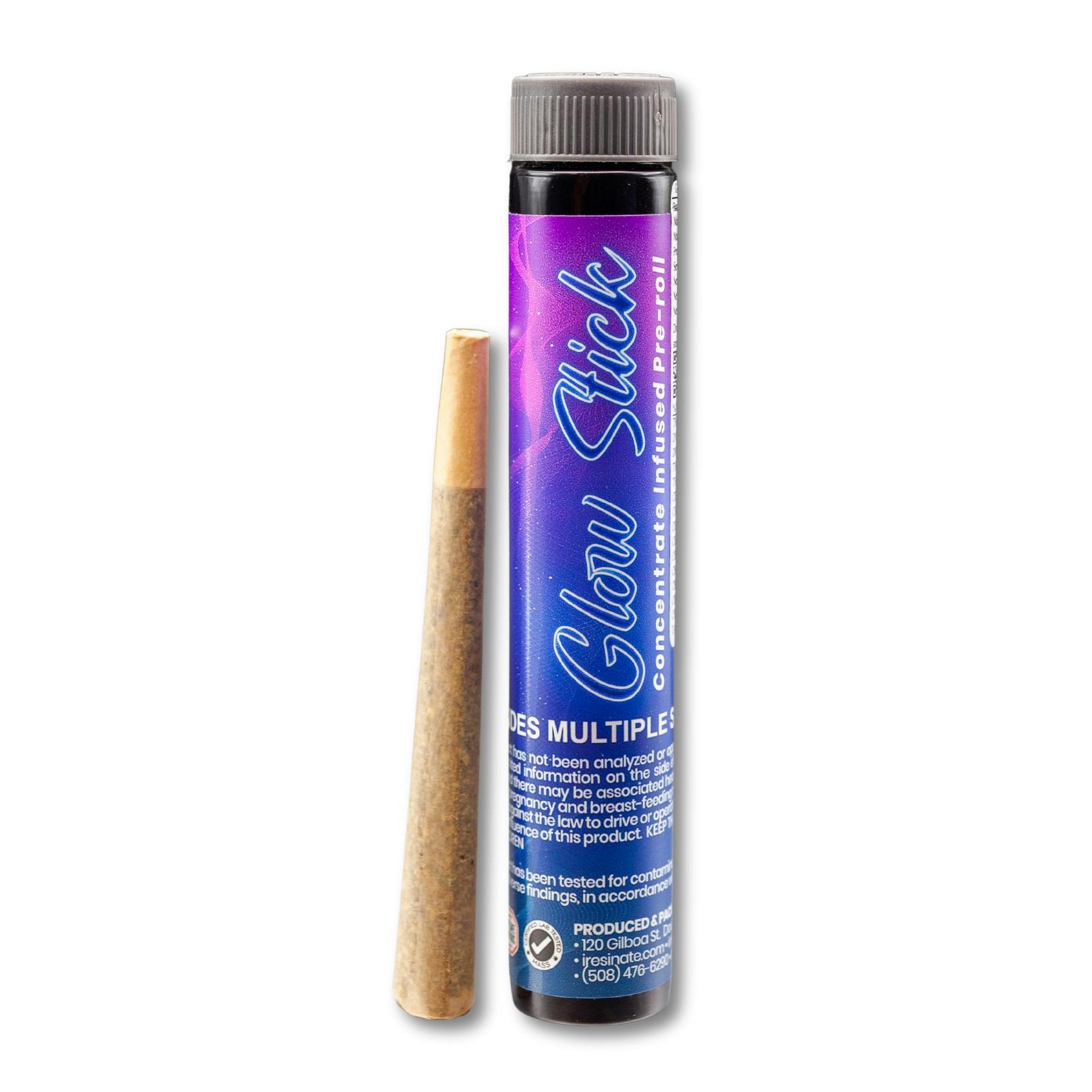 Glowsticks Pie Face Live Resin Infused PreRoll Resinate Dispensary MA