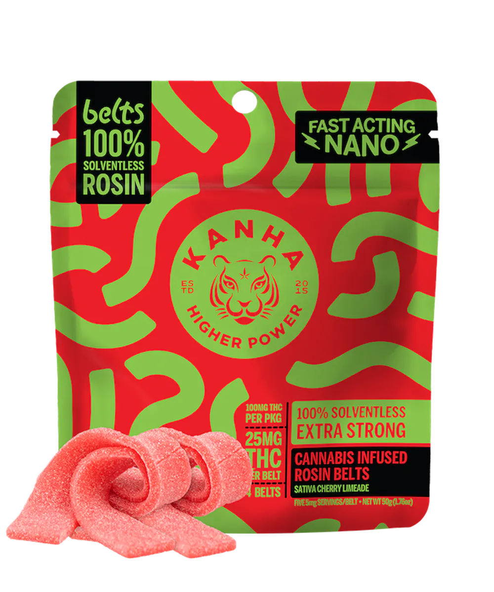 Product Kanha - Cherry Limeade Rosin Belts (100mg 4pk)