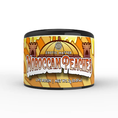 Exotic Matter - 2g Live Rosin - Moroccan Peaches - CONCENTRATES by Exotic Matter at King of Budz
